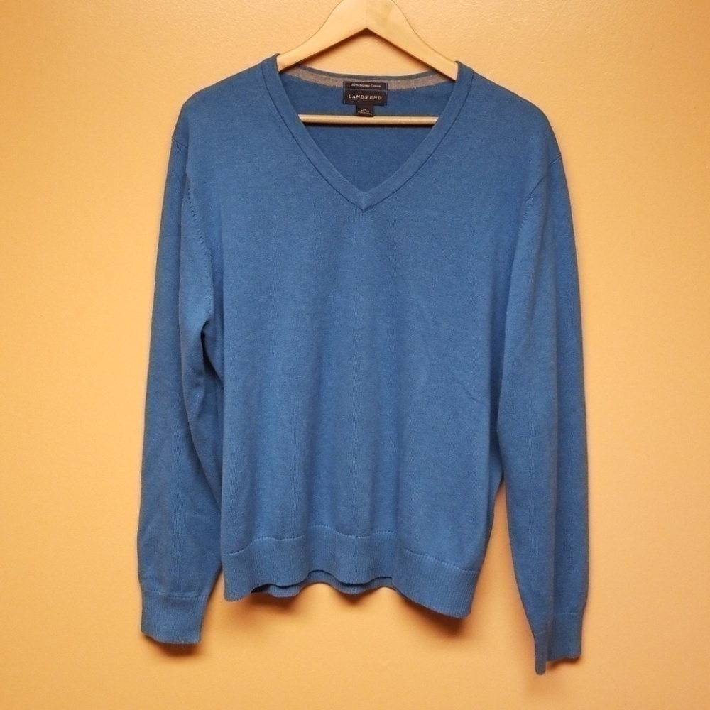 Men’s Lands' End V-Neck Sweater
